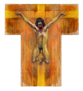 Ashley Bickerton - The Crucifixion