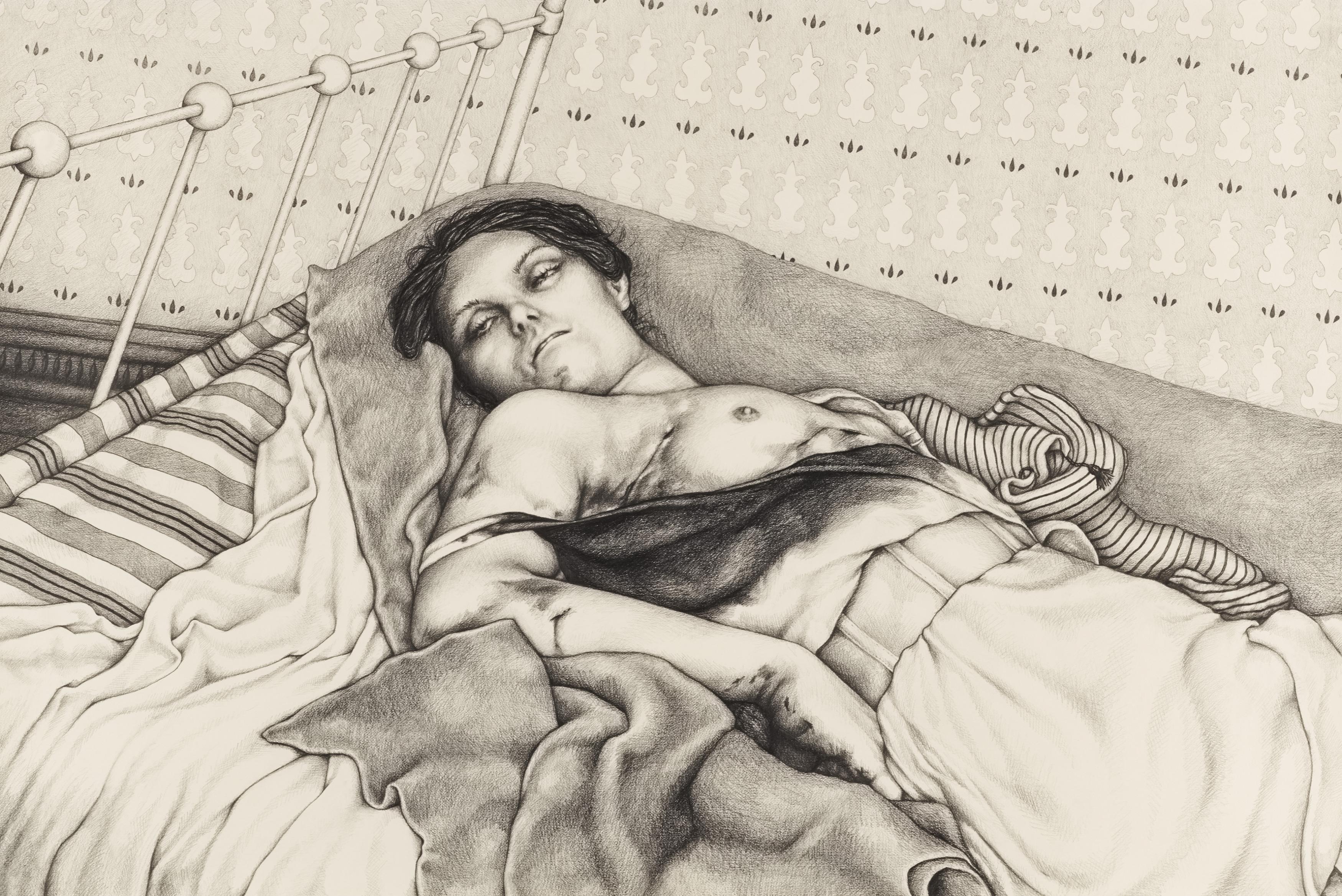 Ashley Hope - Slip Drawing.