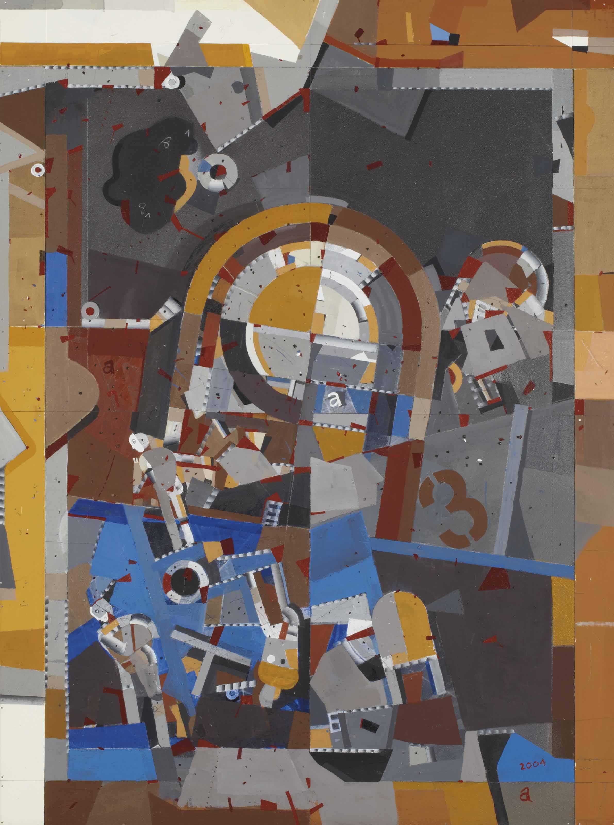 Assadour - Paysage aux deux coupoles