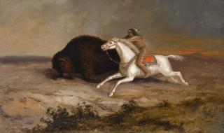 Astley David Middleton Cooper - Buffalo Hunt