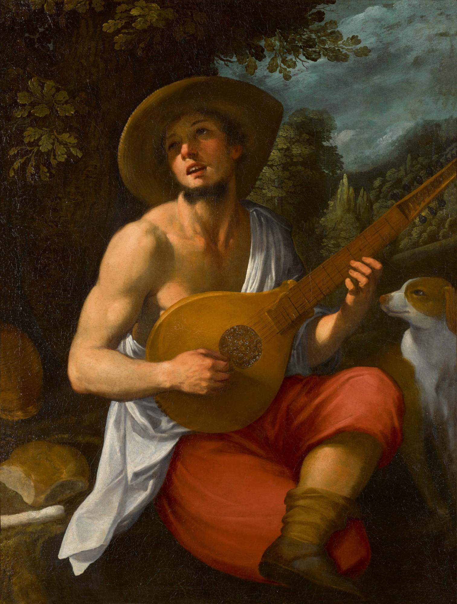 Astolfo Petrazzi - A Shepherd Playing The Cetera
