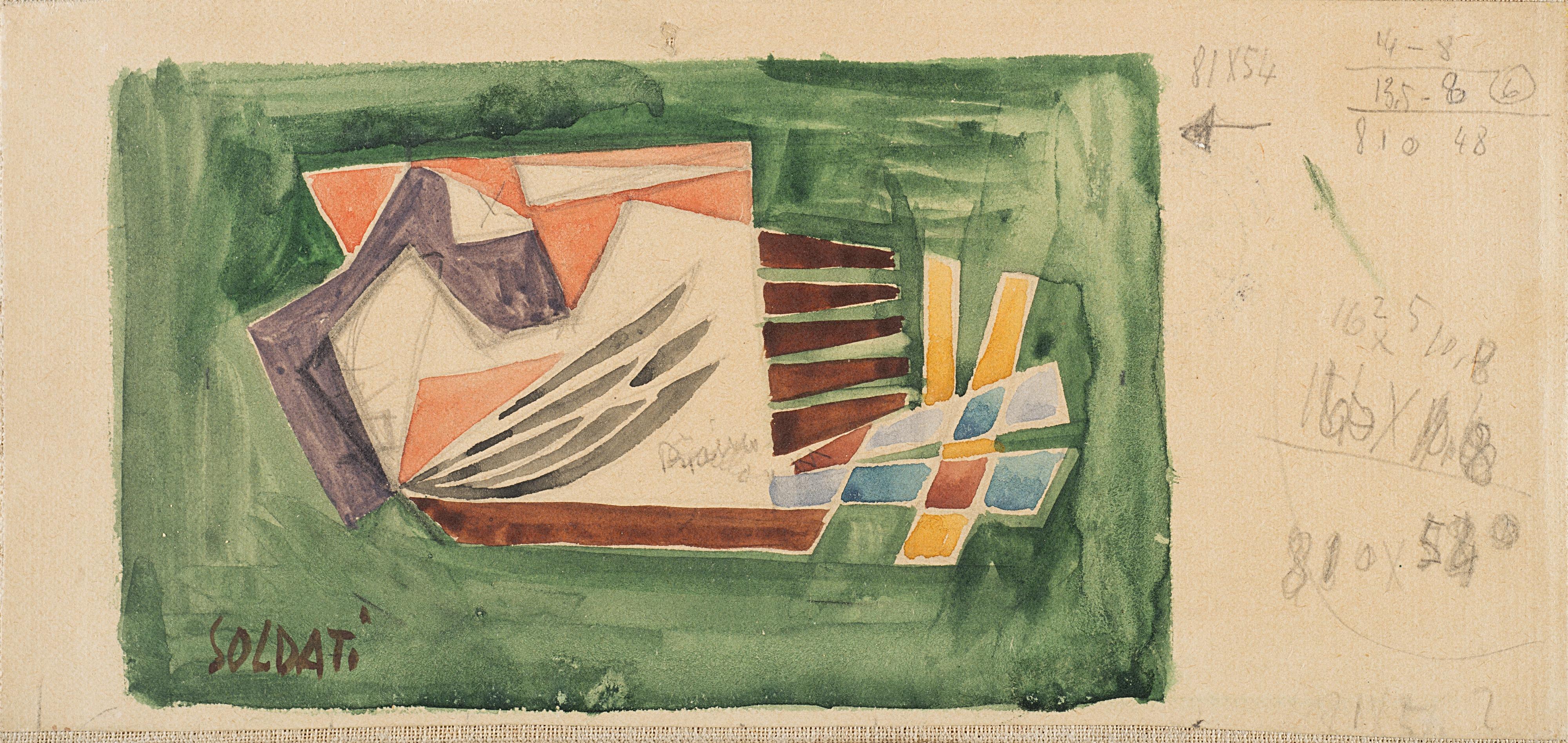 Atanasio Soldati - Studio per \'XX settembre\'