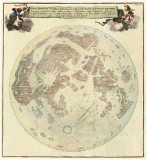 Athanasius Kircher - Schema Corporis Solaris and Typus Corporis Lunaris, from Mundus Subterraneus, in XII Libros digestus