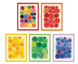 Atsuko Tanaka - Untitled; Untitled; Untitled; Untitled; & Untitled