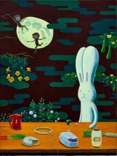 Atsushi Kaga - Two Flying Monkeys in September in Kyoto