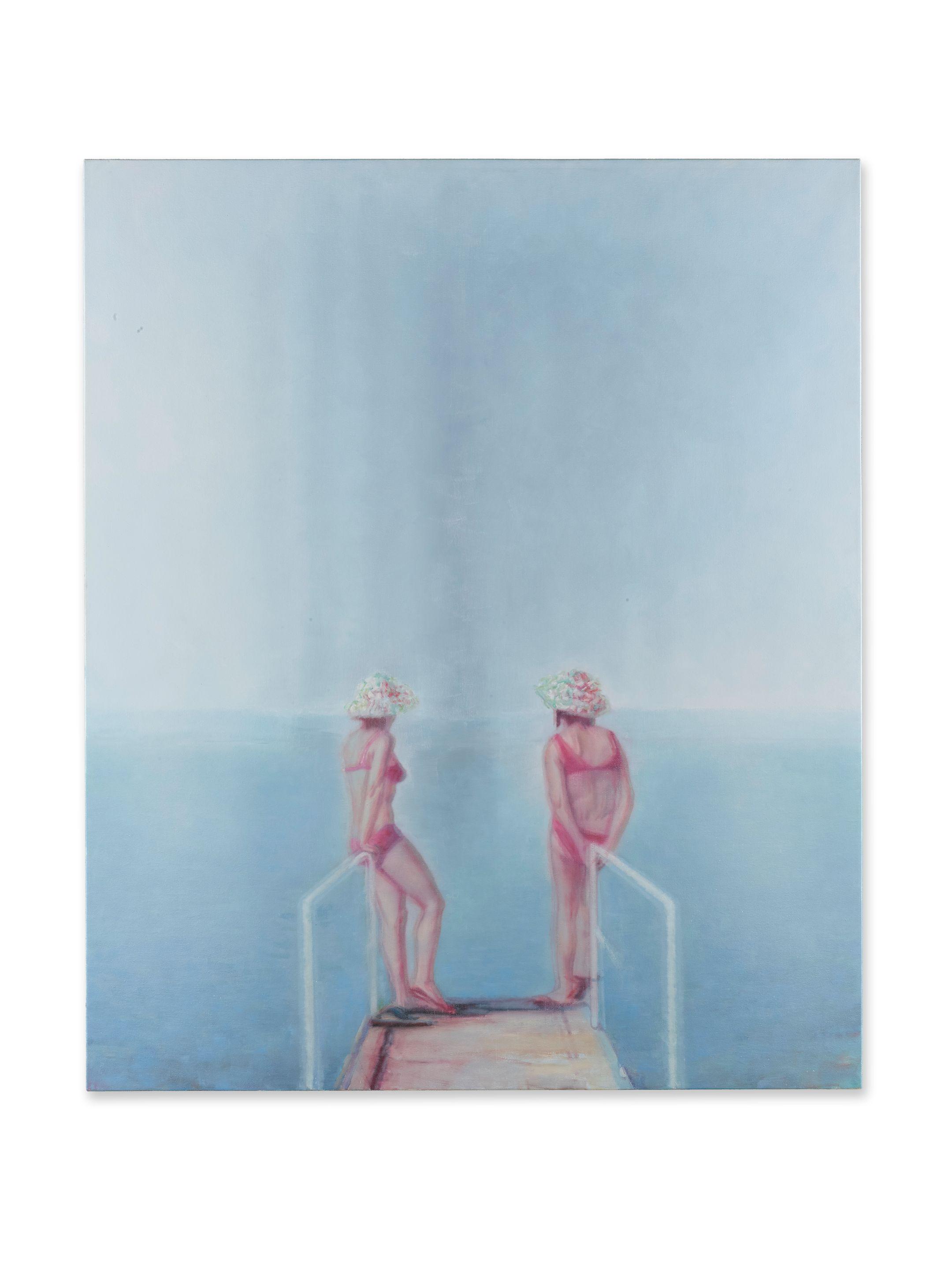 Attila Szűcs - Two Women on Stage, 2002