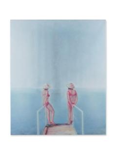 Attila Szűcs - Two Women on Stage, 2002