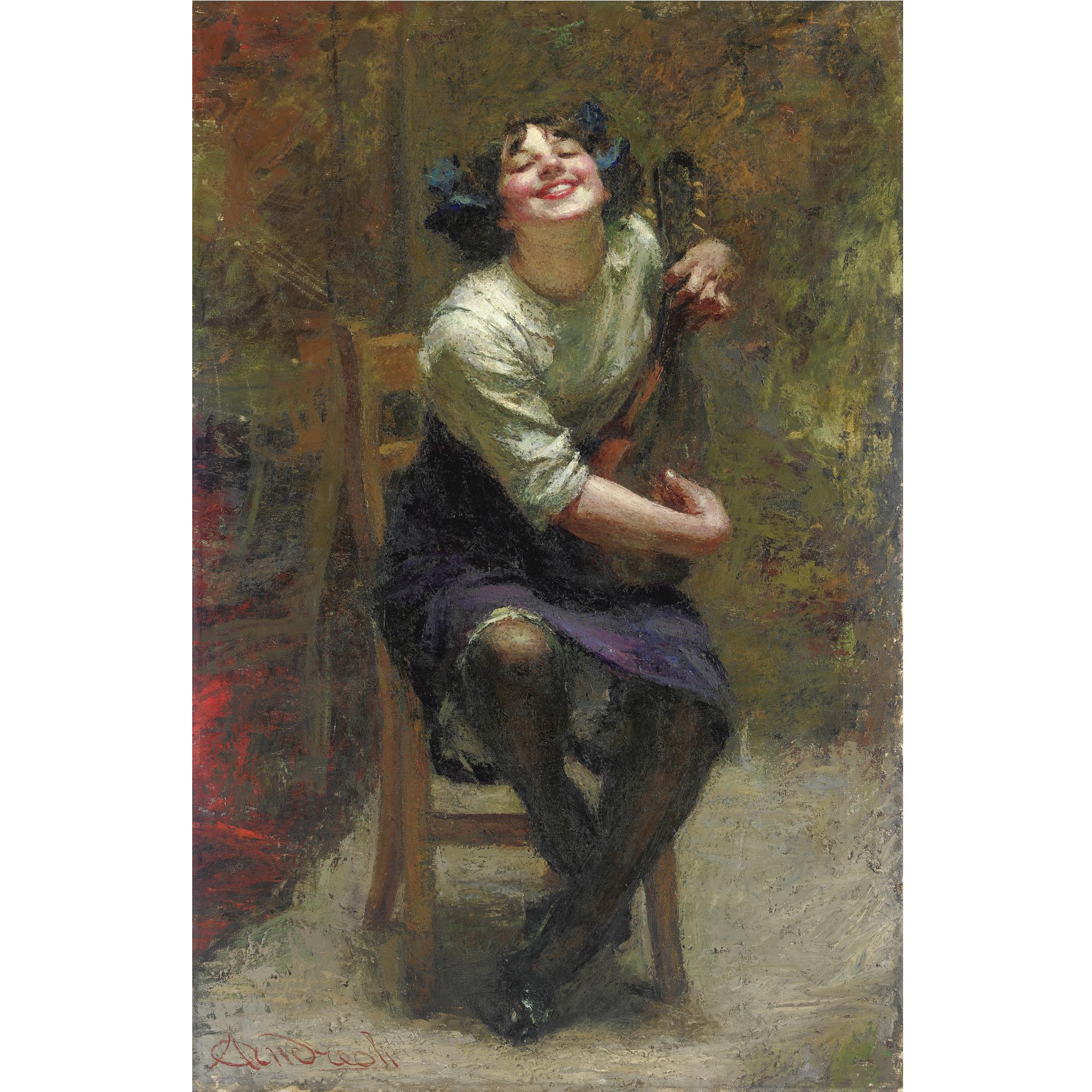 Attilio Andreoli - La Giovane Musicista