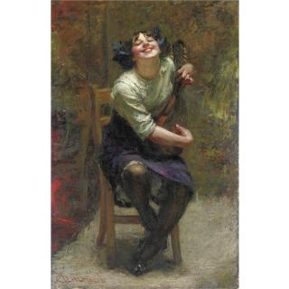 Attilio Andreoli - La Giovane Musicista