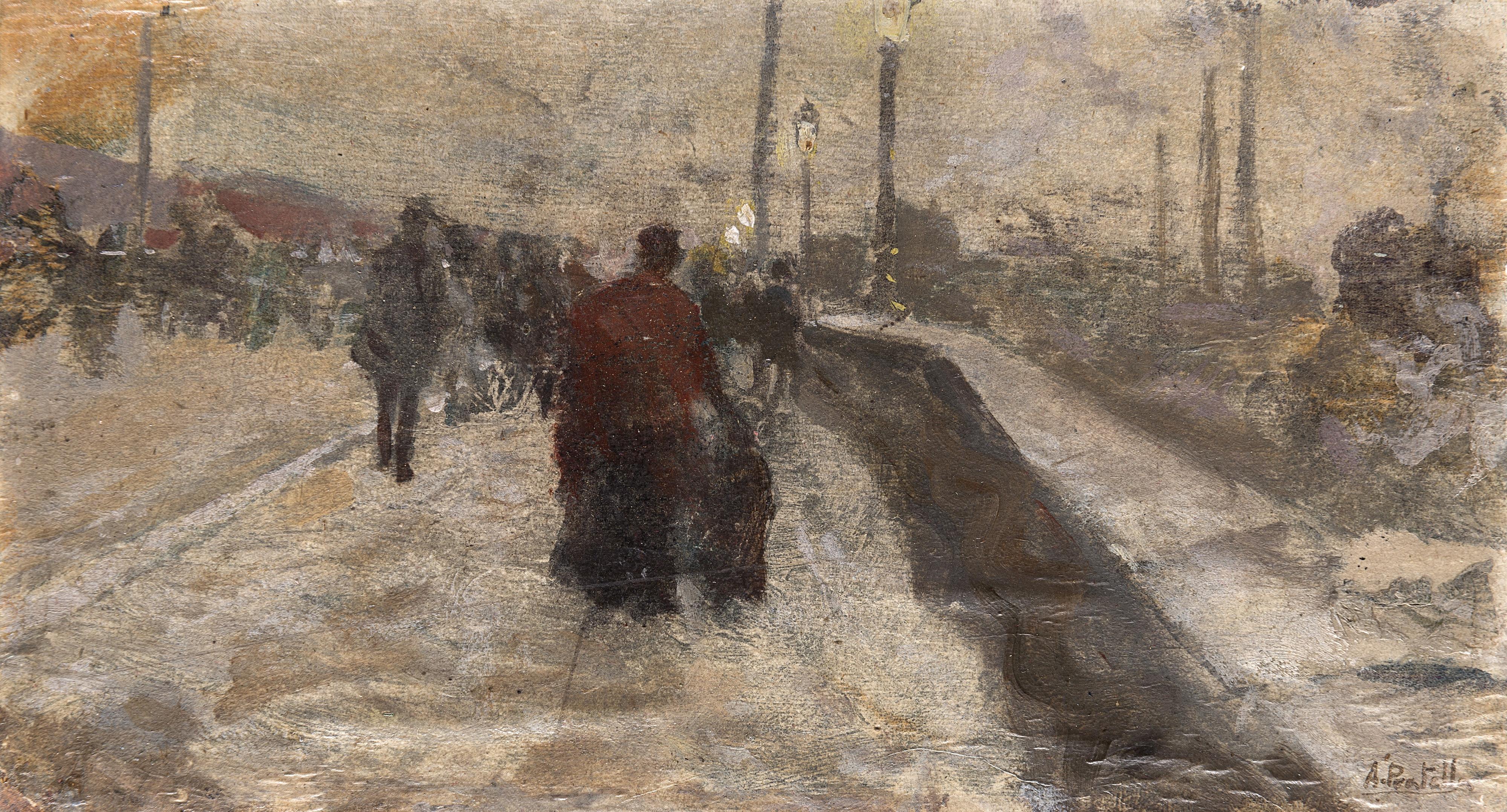 Attilio Pratella - Alla stazione