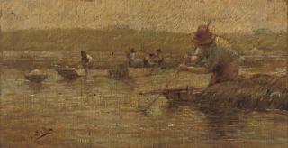 Attilio Pratella - Collecting fruits of the sea