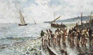 Attilio Pratella - Drawing in the nets