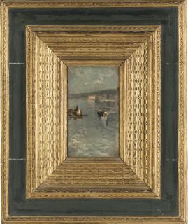 Attilio Pratella - Fishing Boats Off The Coast