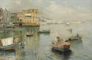 Attilio Pratella - Palazzo Donn\'Anna, Naples