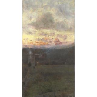 Attilio Pratella - Tramonto Al Vomero Vecchio