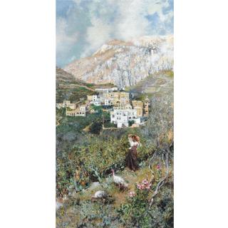 Attilio Pratella - Veduta Di Anacapri