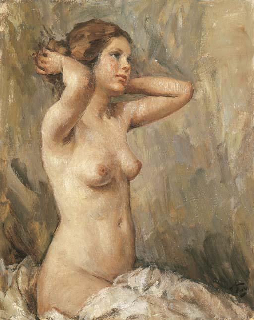 Attilio Toro - Nudo di giovane donna
