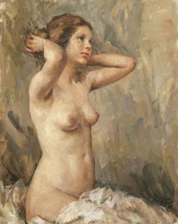 Attilio Toro - Nudo di giovane donna