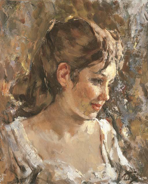 Attilio Toro - Ragazza a mezzo busto