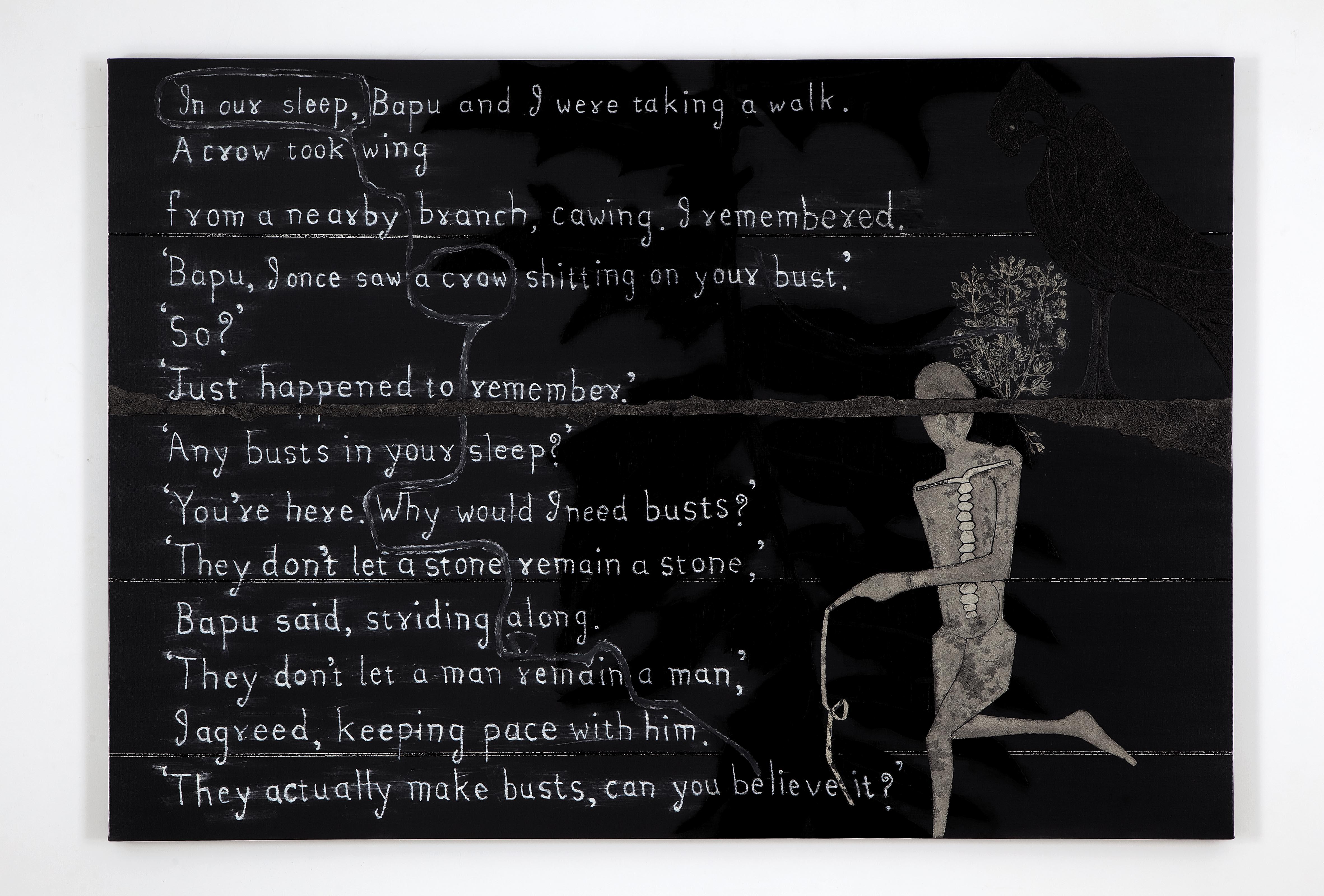 Atul Dodiya - A Crow