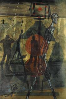 Atul Dodiya - Man Walking