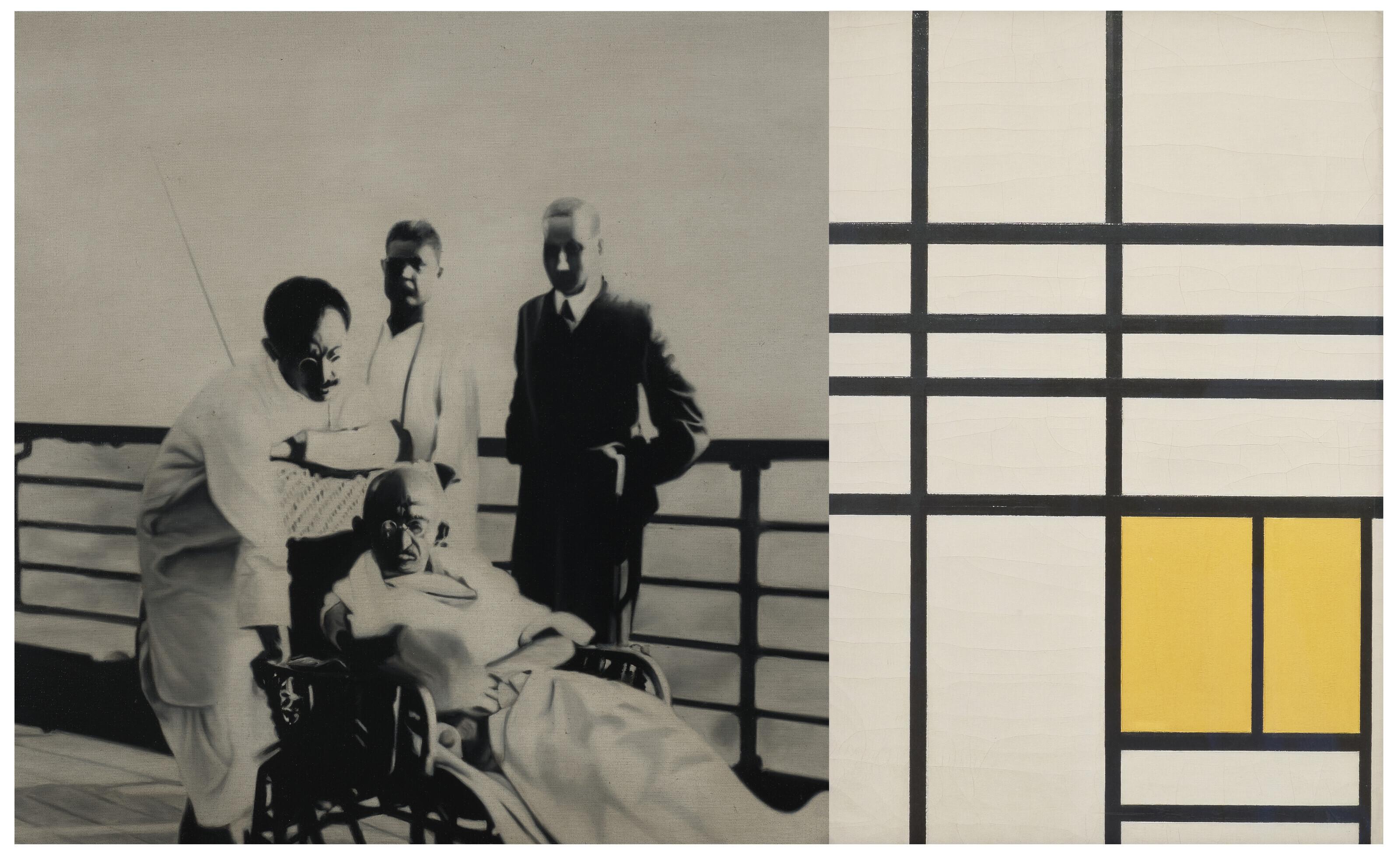 Atul Dodiya - Onboard The SS Rajputana, 1931