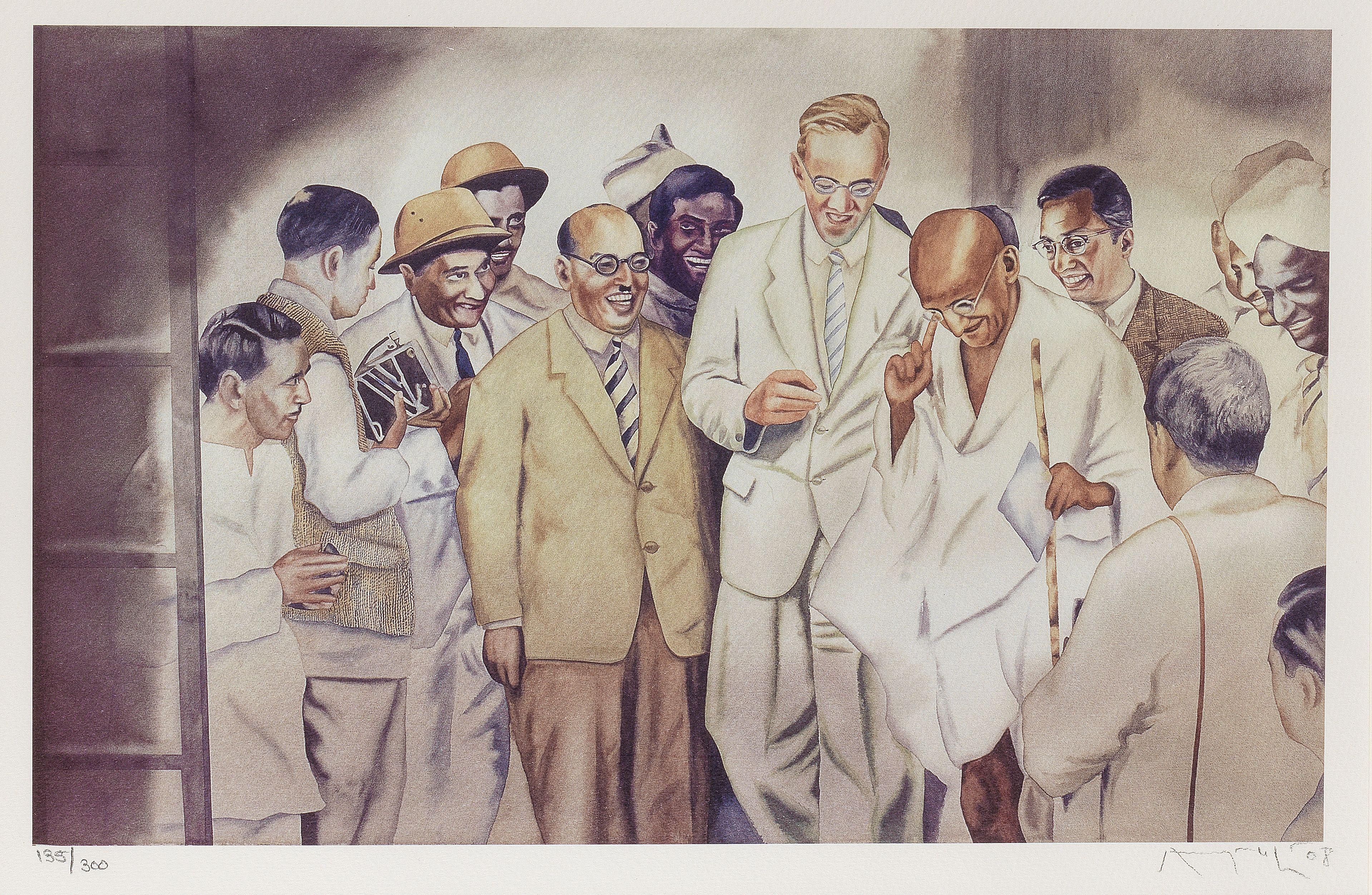 Atul Dodiya - The Post-dated Cheque