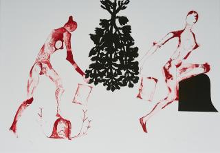 Atul Dodiya - Twins I.