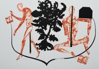 Atul Dodiya - Twins II.