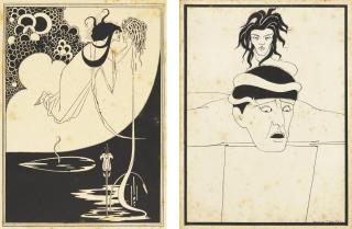 Aubrey Beardsley - Collection Of 18 Prints Or Reproductions Of Work By Beardsley, Including Plates From Salome, Together With Work By William T. Horton, Comprising: