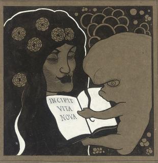 Aubrey Vincent Beardsley - Incipit Vita Nova: Here begins a new life