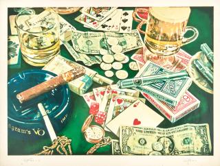 Audrey Flack - Royal Flush