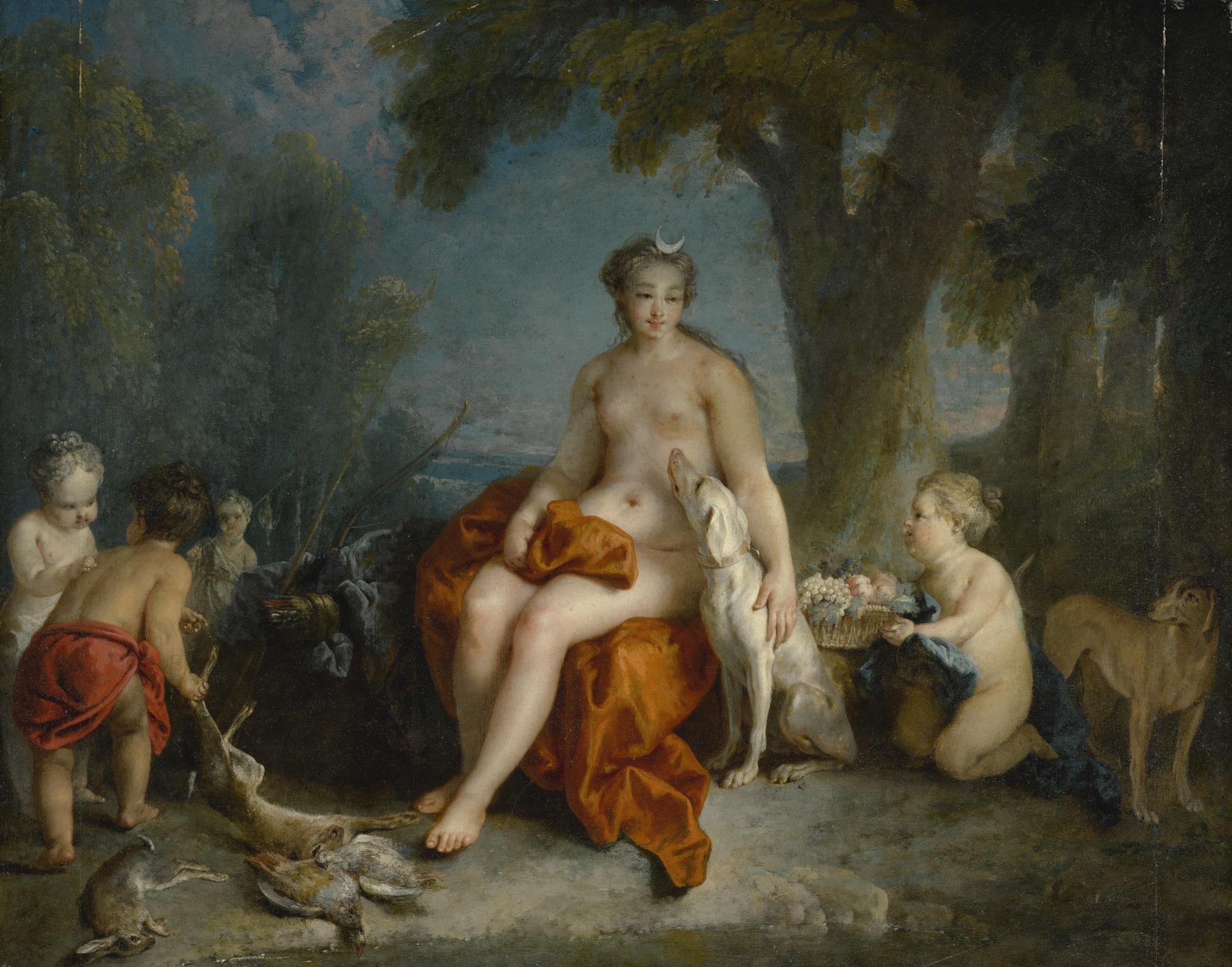 Auger Lucas - Diana Resting After Her Bath