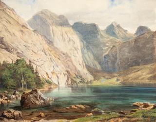 August Albert Zimmermann - Blick auf den Obersee