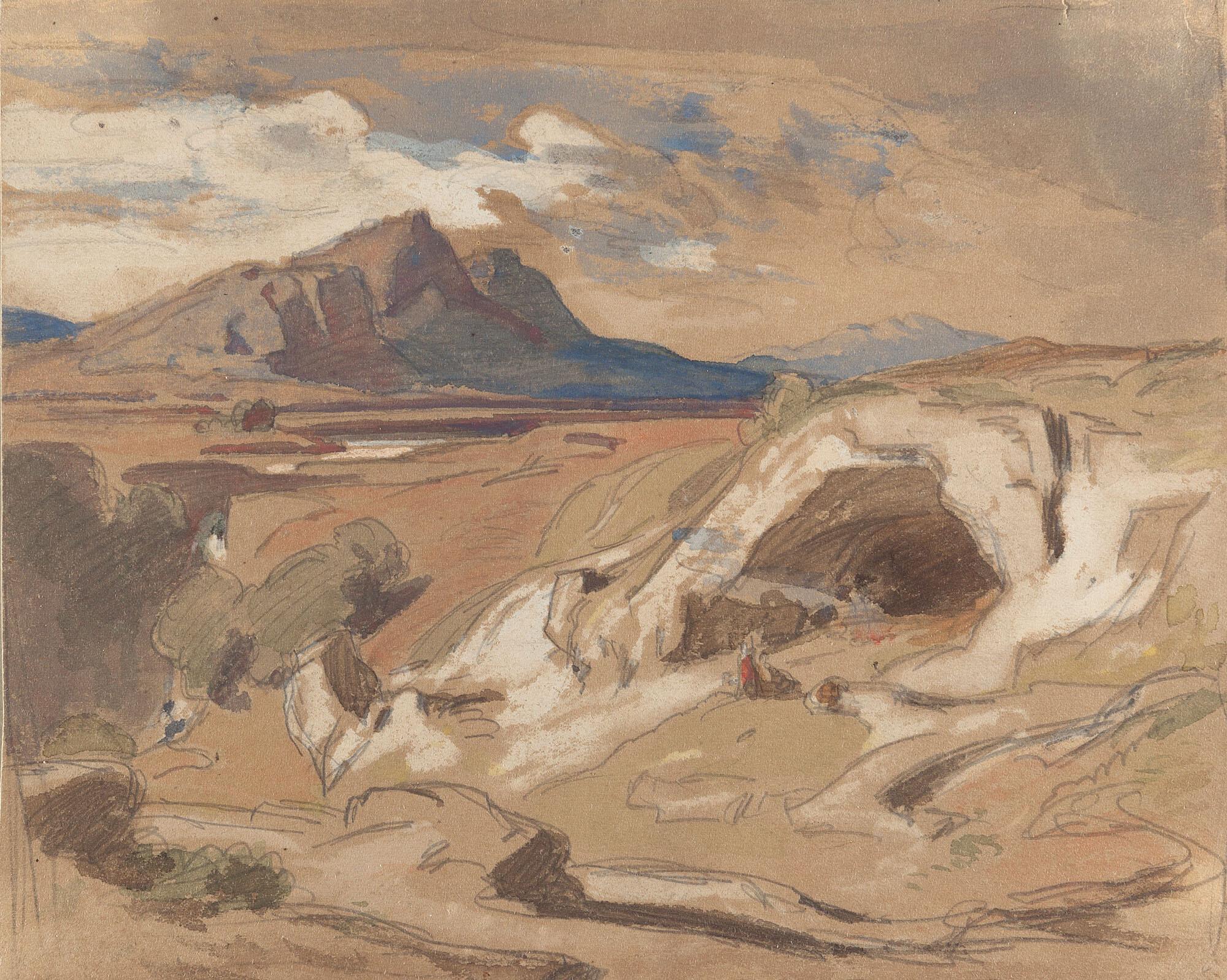 August Christian Geist - Campagnalandschaft.