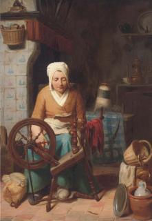 August De Wilde - A rest from chores