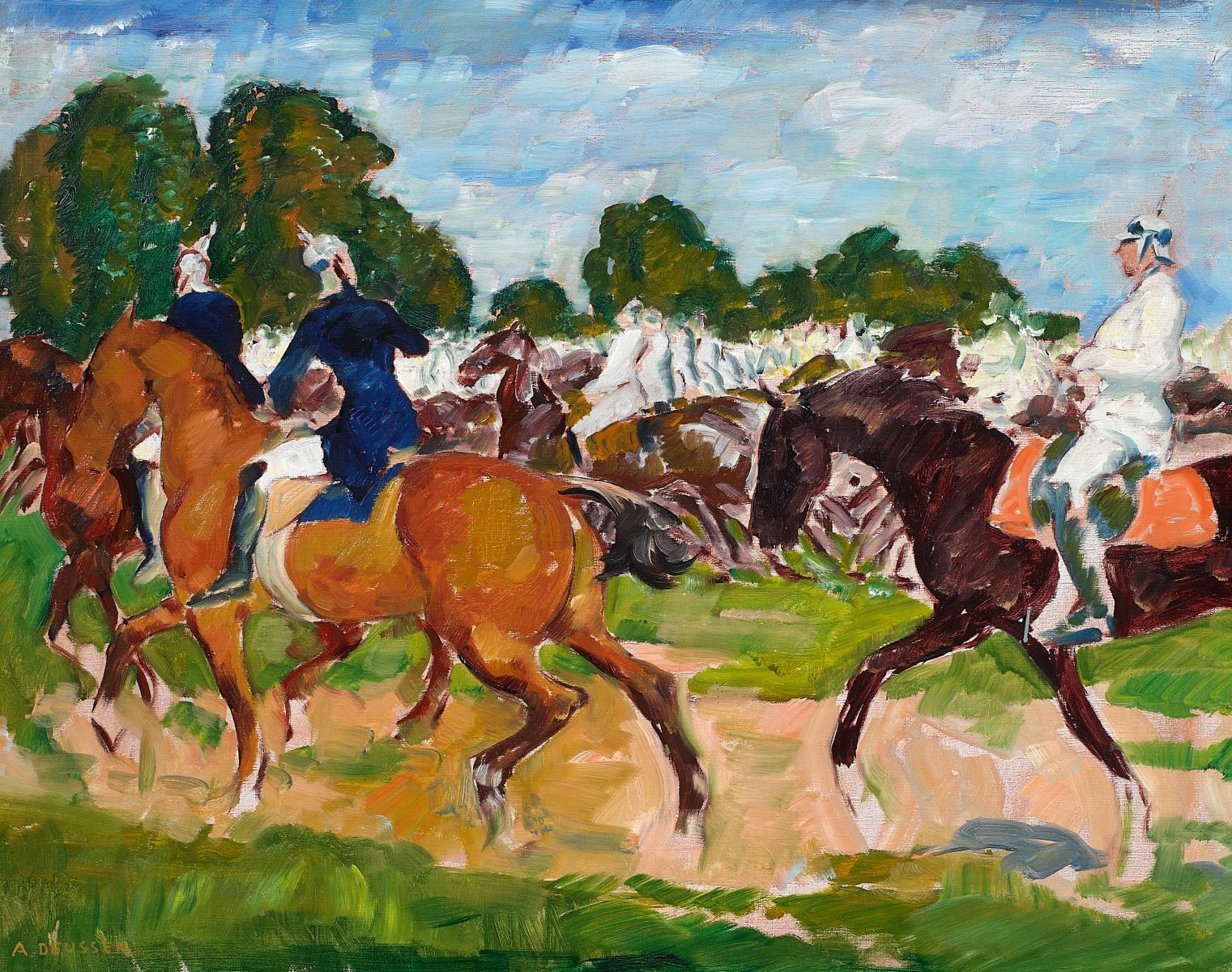 August Deusser - Kürrassiere