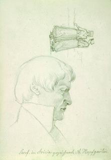 August Ferdinand Hopfgarten - Bildnis des Malers Senff