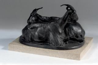 August Gaul - Die Ziegen: two goats