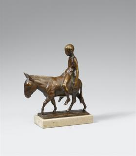 August Gaul - Eselreiter (klein)