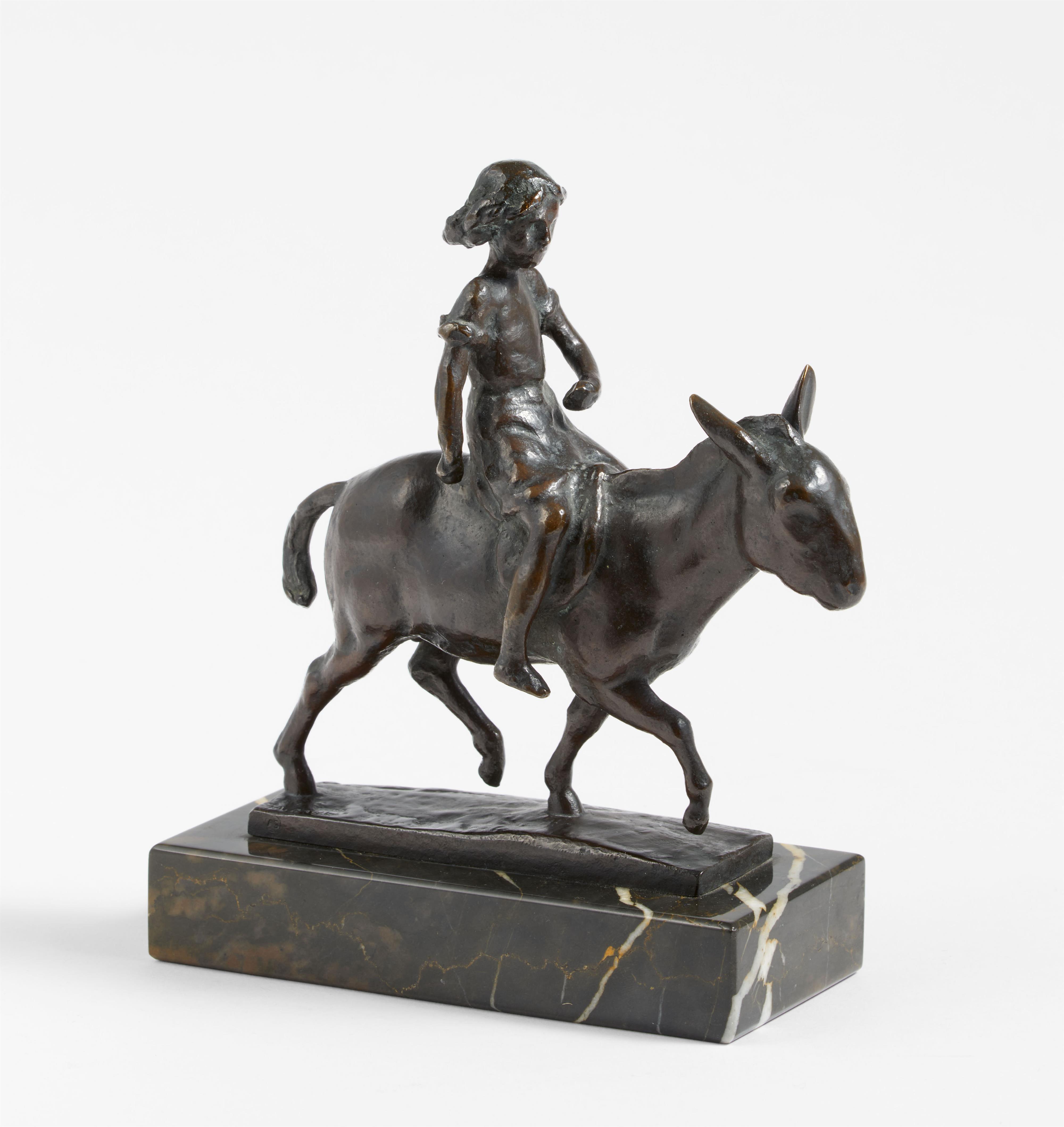 August Gaul - Eselreiterin