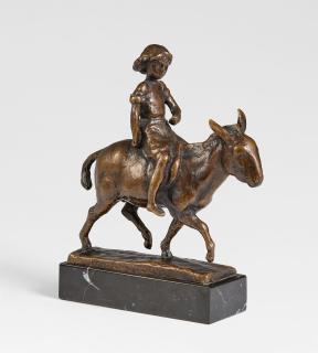 August Gaul - Eselreiterin