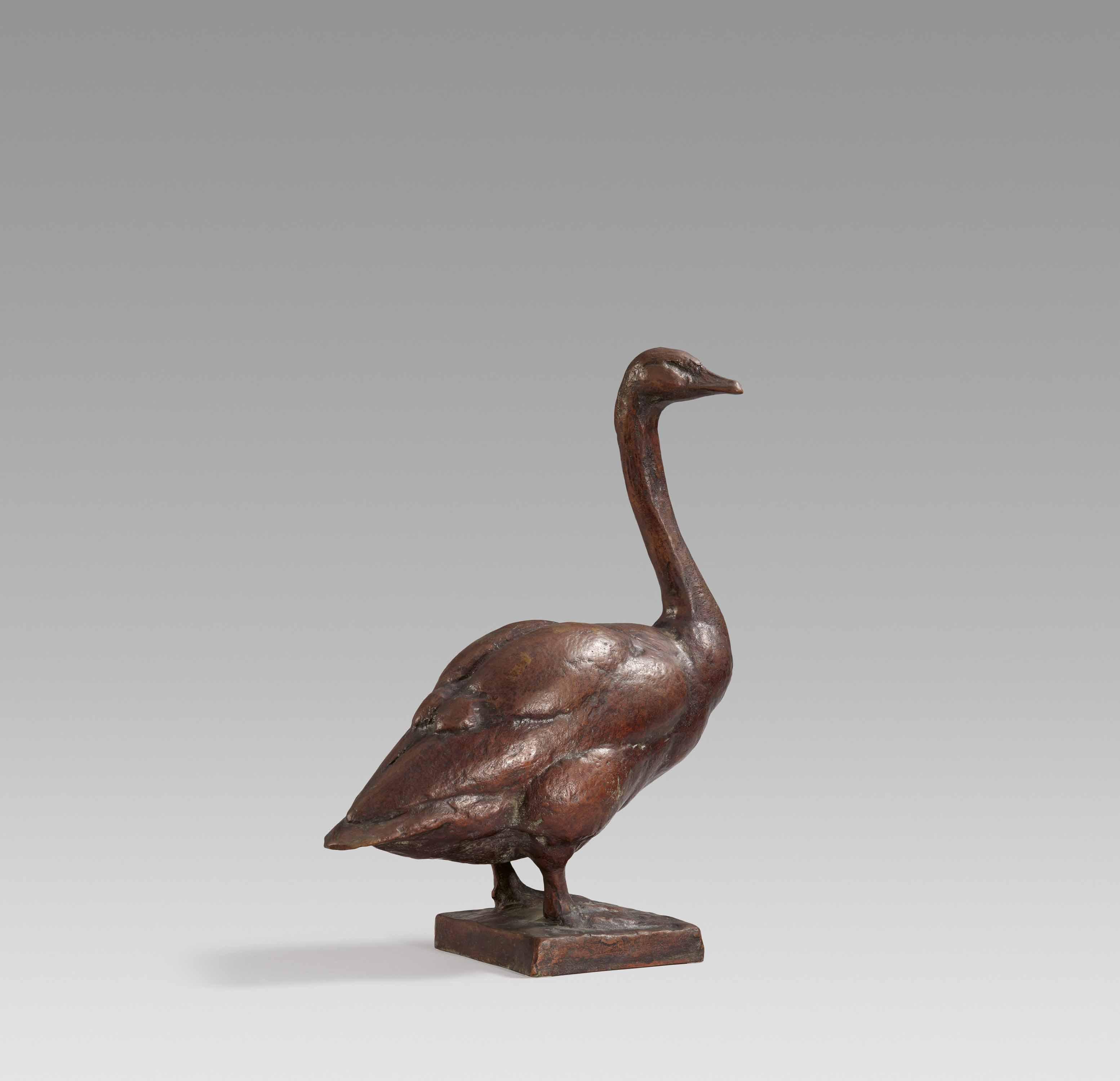 August Gaul - Junger Schwan.