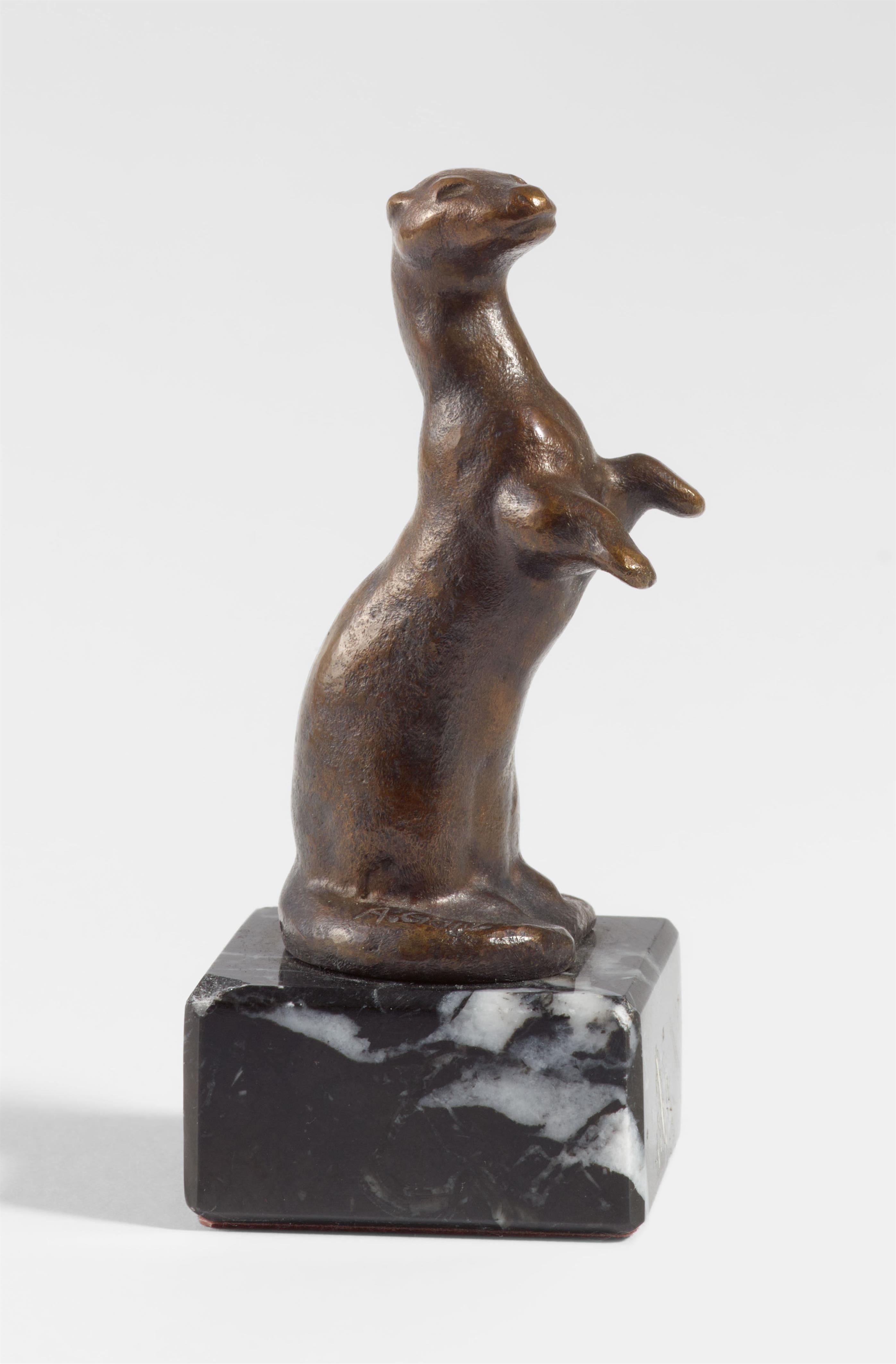 August Gaul - Stehender Fischotter