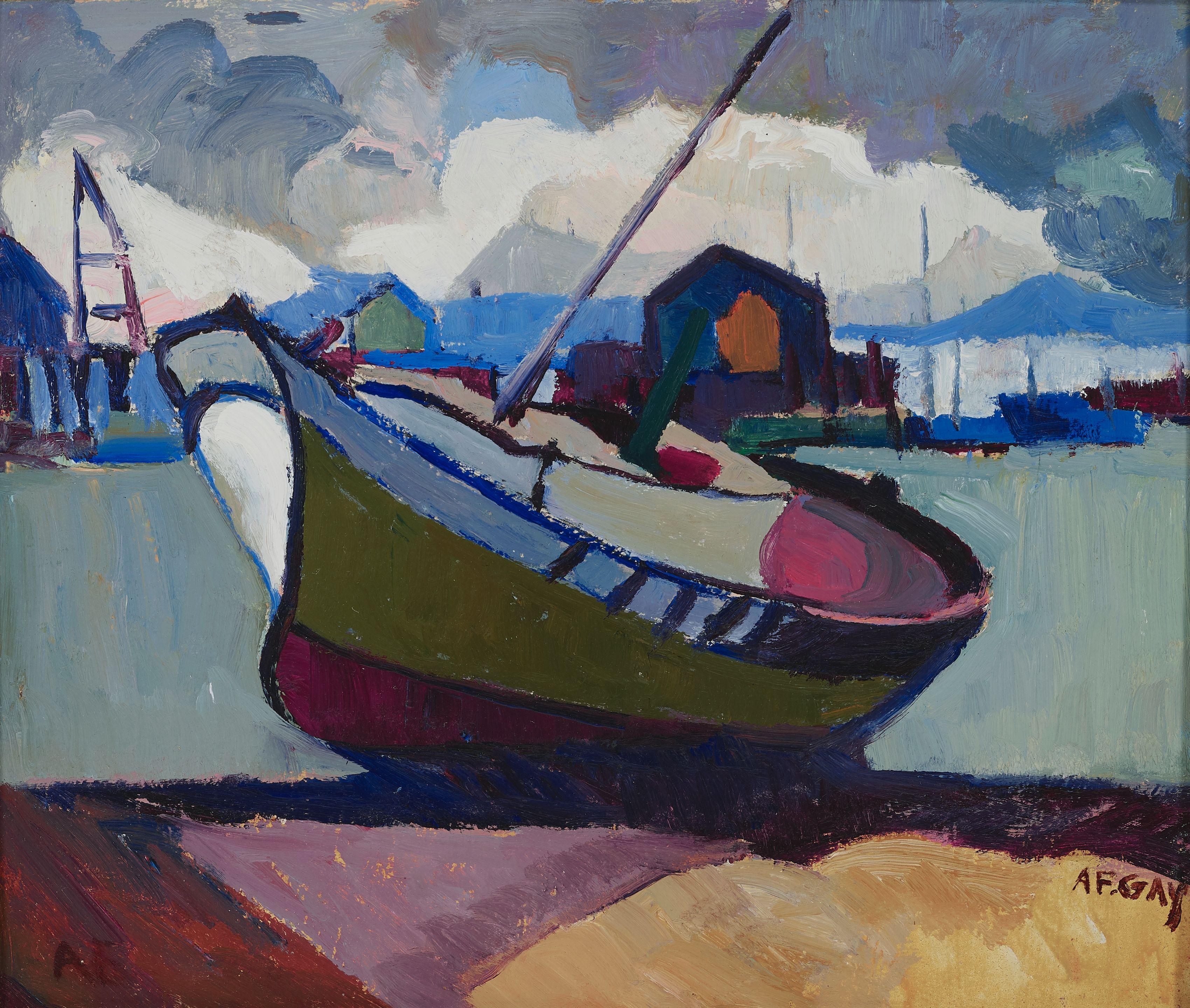 August Gay - Fishing Boat Aground