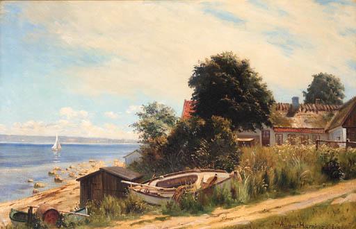 August Haerning - The house by the sea