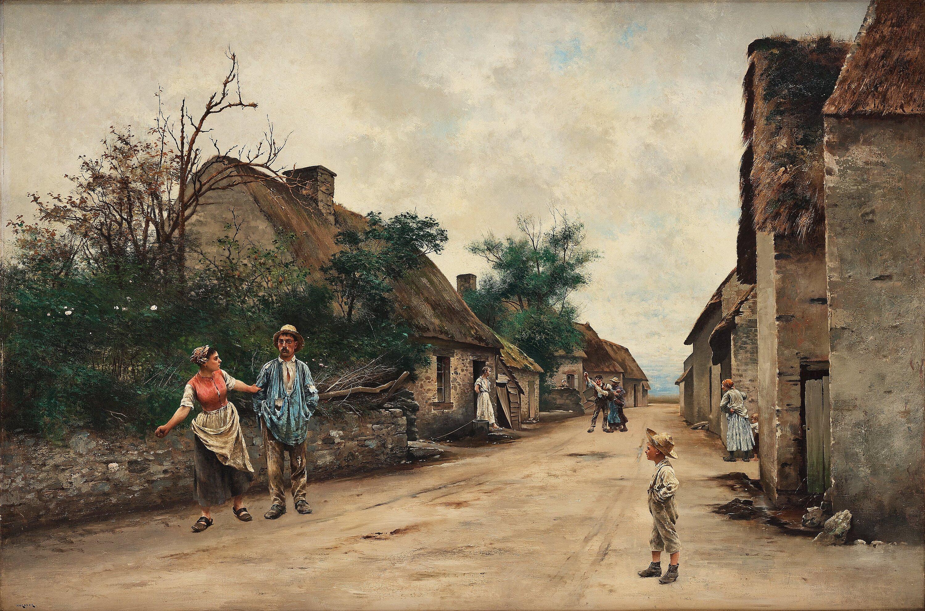 August Hagborg - The village feud