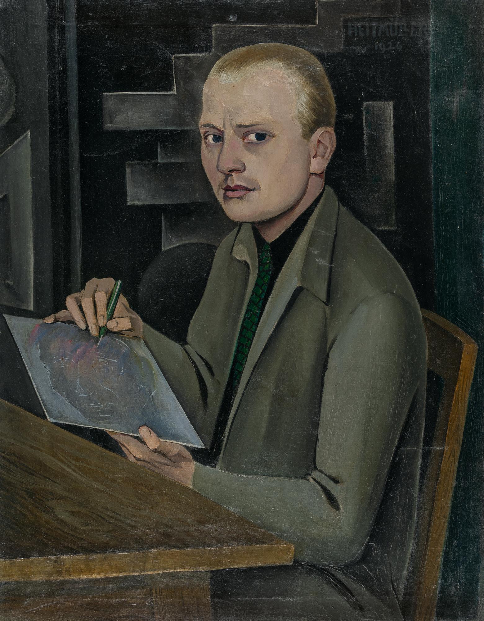 August Heitmüller - Künstlerbildnis