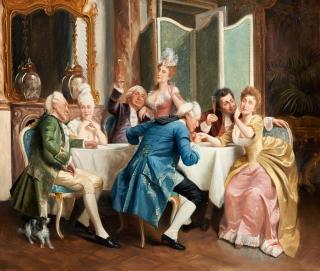 August Hermann Knoop - Rokokogesellschaft