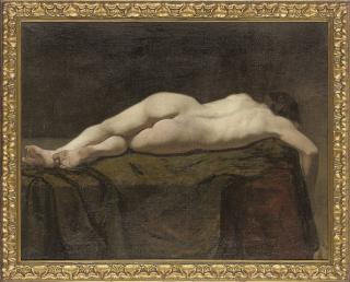 August Jernberg - Reclining nude